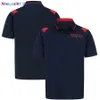 T-shirts voor heren 2022 Nieuw F1-team Polo Shirts Team Short Seved Formule 1 Driver Same Sty T-Shirt F1 Fans T-Shirts Motorsports Men's Otensized Tops Aangepast 0325H23