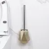 Toilet Brushes Holders TPR Silicone Head Nordic Wall Mounted Or Floor Standing Holder Cleaning Bathroom Accessories 230324