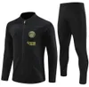 22 23 24 psgS herr träningsoverall fotboll jacka kit Survetement 2022 2023 psgS MBAPPE fotboll full Zipper jackor träningsoverall träningsoverall jogging kit set