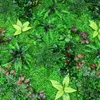 Dekorative Blumen-Gras-Wandpaneele, 40,6 x 61 cm, künstlicher Hintergrund, UV-geschützt, künstliche Sichtschutz-Heckendekoration