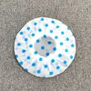 Tapa de ducha espesada Diseñador de color Dot Impresión impermeable PVC Tapa de ducha anti-aceite de PVC para adultos