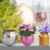 Planters POTS 5 Färger Juldekor Disco Ball Planter Vase Wall Hanging Planter Pot Flower Pots Rep Hanging Flowerpot Balkony Home Decor 230324