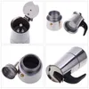 Coffee Pots Stainless Steel Coffee Pot Mocha Espresso Latte Percolator Stove Coffee Maker Pot Percolator Drink Tool Cafetiere Latte Stovetop 230324