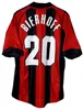 1998 1999 2000 Shevchenko Maldini Retro Soccer Jerseys 99 00 2002 2003 Bierhoff Milan Vintage Classic Rivaldo Boban Gattuso Home Football Shirt