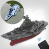 ElectricRC Boats RC Boat Warship 24GHZ Jouets Télécommande Mini Electric Children Outdoors Water Speedboat 230325