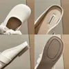 Terlik Yaz Kadın Daireleri Yay Sandalet Sıradan Ayakkabı 2023 Tasarımcı Slingback Flip Flops PU Deri Katırlar Yumuşak Slaytlar