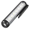 Mini LED Pocket Flashlight XPE COB Lamp Beads Ultra Bright Torch With Clip Magnet Work Light Waterproof USB Rechargeable Flashlight
