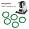 ブレンダーCPDD 100PCSシリコンシーリングガスケット交換o Thermomix TM5 TM6ミキサー用リング