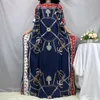 Ethnic Clothing Style Muslim Abaya Oversize African Women Clothing Dubai Dashiki Free Size Casual Floral Dresses Loose Long Dress Vintage 230325