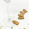Feestbenodigdheden Ander evenement Custom Wine Glass Charms Place Naam Setting Wedding Tabellen Instellingen
