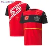 メンズTシャツ2022 F1レーシングスーツ短い丸いネックTシャツフォーミュラ1チーム衣料品のカスタムは拡大することができます0325H23