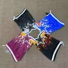 Summer Men basketball shorts mesh varsity stjärna tryckt hip hop sports strand ytterkläder tröja oss freestyle streetwear andas andning vintage byxa