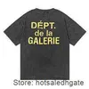 Estilo Galley T-shirt Dept Designer Camisa de Alta Qualidade Verão Manga Rua Lavada Vintage Barato Casual Homens Marca T