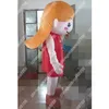 Performance Young Little Girl Mascot Costume Costume Cartoon Fursuit Outfits Party Dress Up Activity Walking Animal Clothing Halloween