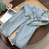 Damenjeans Damenmode Jeans Streetwear Hohe Taille Frau Mädchen Frauen Weites Bein Hosen Hosen Weiblich Jean Femme Denim Baggy Mom Jeans 230325