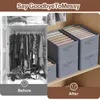 Storage Boxes Bins Trousers Clothes Jeans Storage Box Closet Organizer Wardrobe Clothes Organizer Underwear Bra Socks Artifact Compartment Box P230324