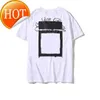 Offs de clássicos Luxury Mens Camise Designer de camisetas camisetas Casuais Tops de verão Tees Mulheres Back Arrow X Print T-Shirt Couples Sports Tshirts Hip Hop Manga curta FTL2S8P3