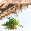 Hooks & Rails Attractive Bird Feeders Hanger Metal Hummingbird S-Shaped Hook Outdoor Steel Butterfly Design For Hanging Plant Lanterns