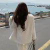 Женские куртки Lucyever Корейская модная ягненка для ягненка.
