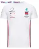 T-shirts masculinos F1 F1 Formula 1 Terno de corrida curto seve uniforme