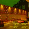 Saiten 4/3 2/1,5 1,5 m LED NET Light 8 Modi Mesh Fairy Vorhangkette für Weihnachten Hochzeit im Freien im Freien Gartenzaun dekoriert