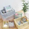 Aufbewahrungsboxen, Behälter, ECHOME, faltbar, Aufbewahrungskiste, Faltbox, Korb, Make-up, Schmuck, Spielzeug, Boxen, stapelbar, niedlich, für Aufbewahrungsboxen, Organizer, tragbar, P230324