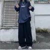 Женские штаны S 2023 Женские грузы Vintage Harajuku Брюки широкая мешковатая уличная одежда. Случайная шнур