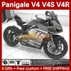 Spuitvormige schimmelbeuringen voor Ducati Street Fighter Panigale V4S V4R V 4 V4 S R 2018 2019 2020 Bodywerk 41no.95 V4-S V4-R V-4S 18 19 20 V-4R 18-22 Motorfiets Body Gray Zwart
