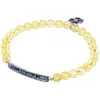 Strand TUMBEELLUWA Lucky Four-Leaf Clover Pedant Charms Bracelet Reiki Healing Crystal Stone Beads Elastic Women Jewelry Girls Gift
