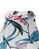 Kvinnors shorts Tvådelar Set Womens Outifits Summer Casual Basic Sleeveless Tank Top Feather Print Shorts Set With Belt 230325