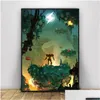 Paintings Classic Metroid Video Game Poster Survival Fear Rpg Canvas Custom Alternative Artwork Gift Drop Delivery Home Garden Arts C Dhfdx