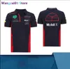 メンズTシャツF1レーシングアパレルチーム2021レーシングスーツポロシャツサマーモーターシックライディングラペルTシャツポリエステルクイックドライはカスタマイズ0325H23