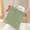 New New PU Earphone Wire Storage Bag Leather Coin Pouch Makeup Lipstick Holder Case Portable Wire Jewelry Organizer Purse Mini Bag