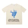 T-shirt damski letnia Rhudes Designers for Men Tops Letter Polos Hafting