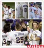 Aaron Nola Kevin Gausman Maillot de baseball LSU Tigers Andrew Stevenson 8 Mikie Mahtook 5 Aaron Hill Jacob Berry Maillots LSU