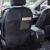 Car Seat Covers Back Protector PU Leather Storage Bag Anti Kick Mat Case For Child Baby Automobile Accessories