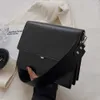Shoulder Bags Double Layer Flap Crossbody for Women Latest Trend Designer Classic Handbags and Purses Small Black 230322