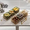 Derees borden licht luxe fruitplaat partition schotel leefkamer gedroogde fruitbak snoep snack opbergkast balk noot snack schotel serveerlain 230324