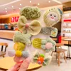 Accessori per capelli Pz / set Bambini Cute Soft Faux Fur Cartoon Flower Ornament Clips Baby Girl Sweet Barrettes Forcine Accessori per bambiniCapelli