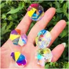 Energy Storage Battery Chandelier Crystal 26Mm Ab Beads 12Pcs K9 Glass Lamp Prism Diy Octagon Bead Pendant Loose For Windows Cars Ho Dhzeo