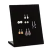 Jewelry Pouches Bags L-shape Stand Velvet Board 30 Pairs Earring Dangle Stud Holder Display Pad Packaging