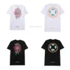 Ch Luxury TシャツメンズクラシックブランドTOTES TEES MEN SANSKRIT LETTER半袖ホースシューカップ