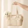 Coprisedili per auto per cani Trasportino portatile per animali domestici Design con tasca laterale per gatti Piccola borsa Borsa per il trasporto di cuccioli con rete traspirante Walking