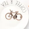 Ouvre-bouteille de vélo en cuivre ouvre-bière de vélo Vintage cuisine en métal pour amoureux du cyclisme faveur de mariage cadeau de fête présent