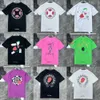 CH Camiseta de luxo Moda da moda feminina Tops Tees Homens Mulheres letra sânscrita Casal casal Sorto Horseshoe Flor Short Manga Polos Cross Unisex Tee Tshirts Ewma