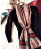 Hoogwaardige zijden sjaal mode print patroon dames kraag 180*90 cm ontwerper sjaals vrouwen