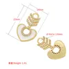 Charms 2023 Gold/Silver Color Heart Emamel Crystal Pendant DIY Handgjorda smycken Tillbehör Tillbehör Tillhandahållande av grossist VD894CHARMS