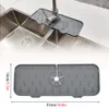Andra köksverktyg Kökskran Absorbent Mat Sink Splash Guard Silicone Faucet Splash Catcher Countertop Protector för badrum Köksgadgets 230324