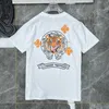 Ch Luxury TシャツファッションメンズブランドTEES TEES MEN SANSKRIT LETTERカップルスウェットシャツホースシューショートスリーブポロスクロスユニセックスティーTシャツW0BV