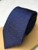 Cravattino Krawatte Mens lyxiga slips Damier Quiltade slipsar Plaid Designer Tie Silk Tie med Box Black Blue White